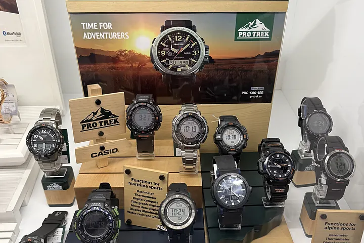 The Pro Trek shop window